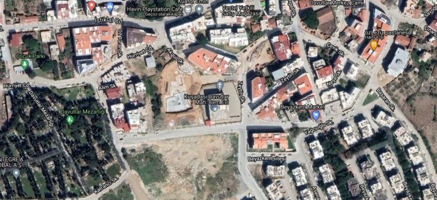 Tapu Kadastro Genel Müdürlüğü’ndeki haritada cemevi haç sembolü ile işaretlendi