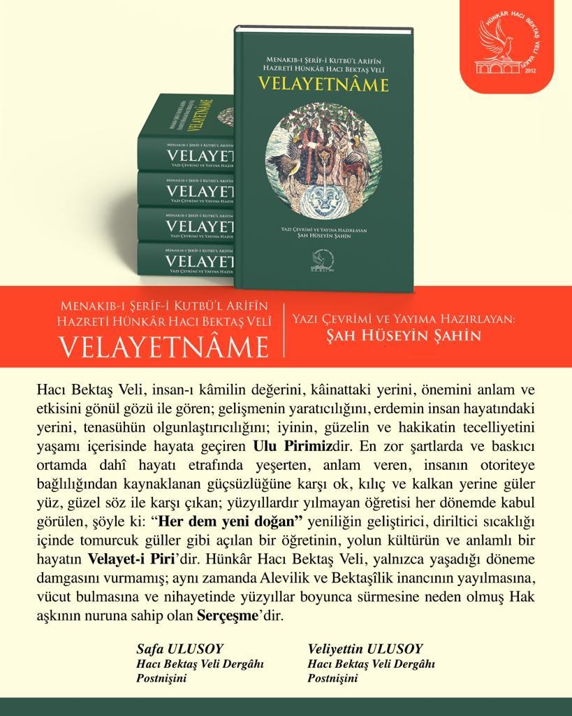 Hacı Bektaş Veli Velayetnamesi okuyucuyla buluşuyor