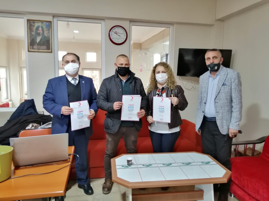 Kestel Cemevine teşekkür plaketi verildi