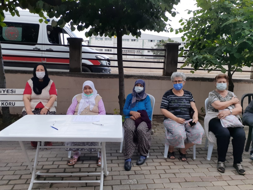 Kestel Cemevinde yapılan aşı uygulamasına yoğun ilgi