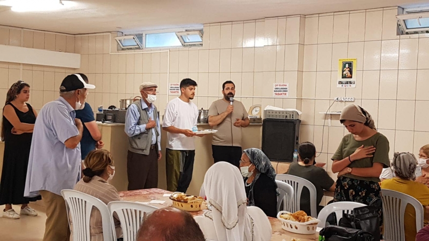 Bağcılar Cemevi, Hünkar Hacı Bektaş Veli Dergahına ziyaret düzenleyerek cem oldu