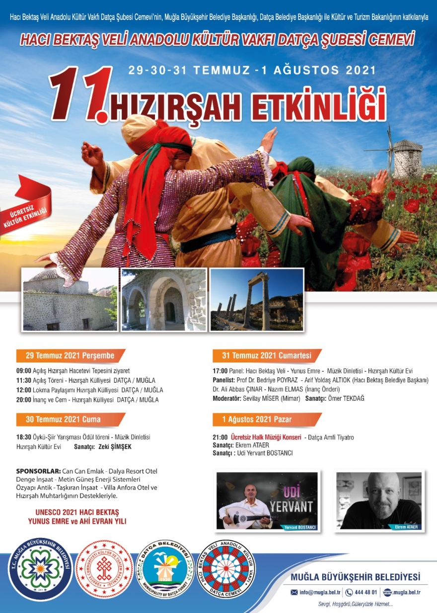 11. Hızırşah etkinlikleri 29 Temmuz’da başlıyor