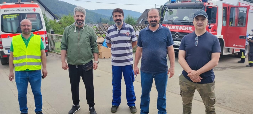 Wiesloch AKM üyeleri sel sonrası onarım çalışmasına katıldı