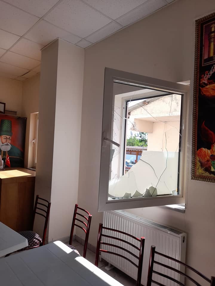 Saldırıya uğrayan cemevinin başkanından PİRHA’ya önemli açıklamalar