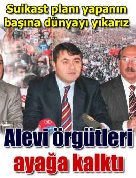 'Demokratik Alevi hareketine gözdağı'