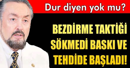 Adnan Hoca yapmadığını bırakmıyor  