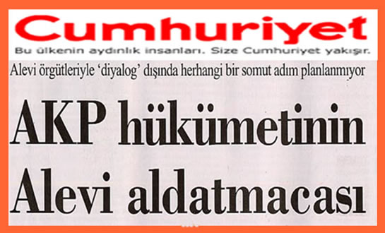 AKP Hükümeti'nin Alevi aldatmacası