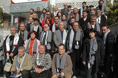 Aydınlar Filistin Halkına Destek İçin Yürüdü