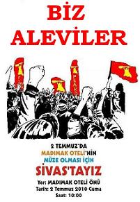 Aleviler 2 Temmuz'da Sivas'ta buluşacak