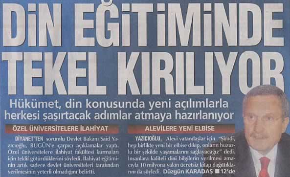 Dini eğitim konusunda yeni açılımlar geliyor