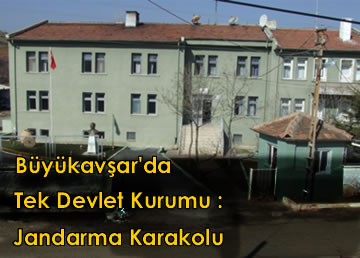 Büyükavşar'da tek kamu kurumu kaldı: Jandarma Karakolu