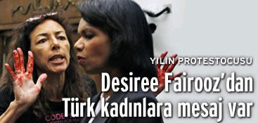 Protestocu Desiree NTVMSNBC’ye konuştu