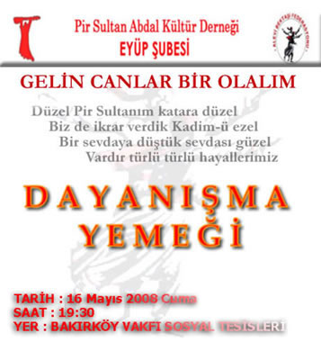 PSAKD Eyüp Şubesi Dayanışma Yemeği