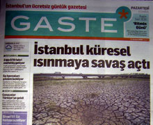 Gazete dağıtıcıları ücret alacakları için eylem yaptı