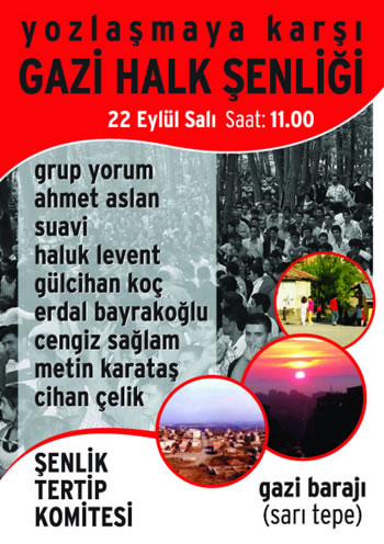 Yozlaşmaya Karşı Gazi Halk Şenliği 