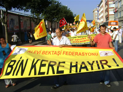 Aleviler : "12 Eylül'e de AKP Anayasasına da Bin Kere Hayır"
