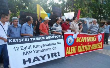 Kayseri Alevi Kültür Merkezi'nden Referanduma 'Hayır'