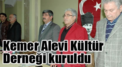 Kemer Alevi Kültür Derneği kuruldu  
