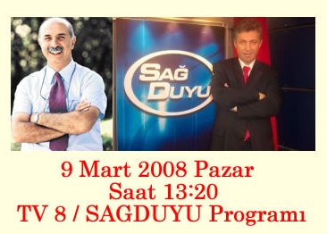 Kazım GENÇ TV 8'de Sağduyu Programının Konuğu