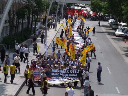 Madımak yürüyüşü Ankara'da