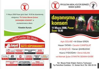 PSAKD Mamak Şube Dayanışma Konseri