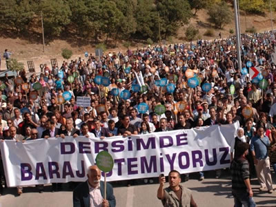 20 bin kişi Munzur'a yapılan barajlara 'dur' dedi 