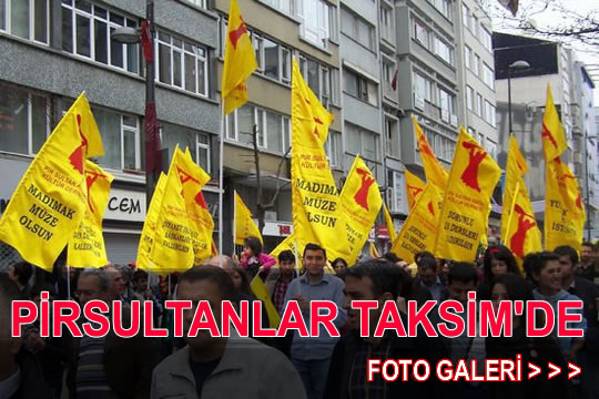 Pirsultanlar Taksim'de