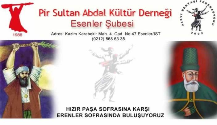 Hızır Paşa Sofrasına Karşı Erenler Sofrasında Buluşuyoruz