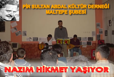 PSAKD Maltepe Şubesi Nazım Hikmet'i Andı