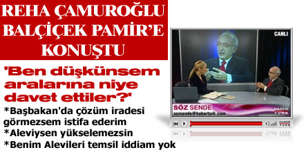Reha Çamuroğlu, Balçiçek Pamir'e konuştu...