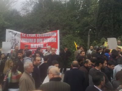 Aleviler Bağcılar'da eylemdeydi